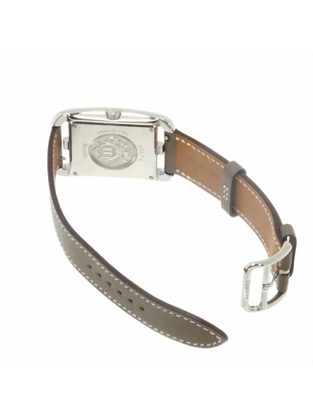 Hermes Cape Cod Cc2 710 Boys Watch Date Silver Quartz